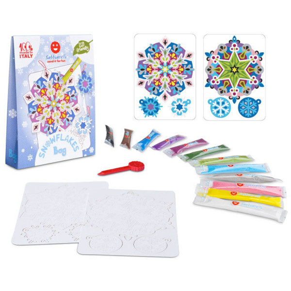 Obrázek Pískové malování - Sněhové vločky